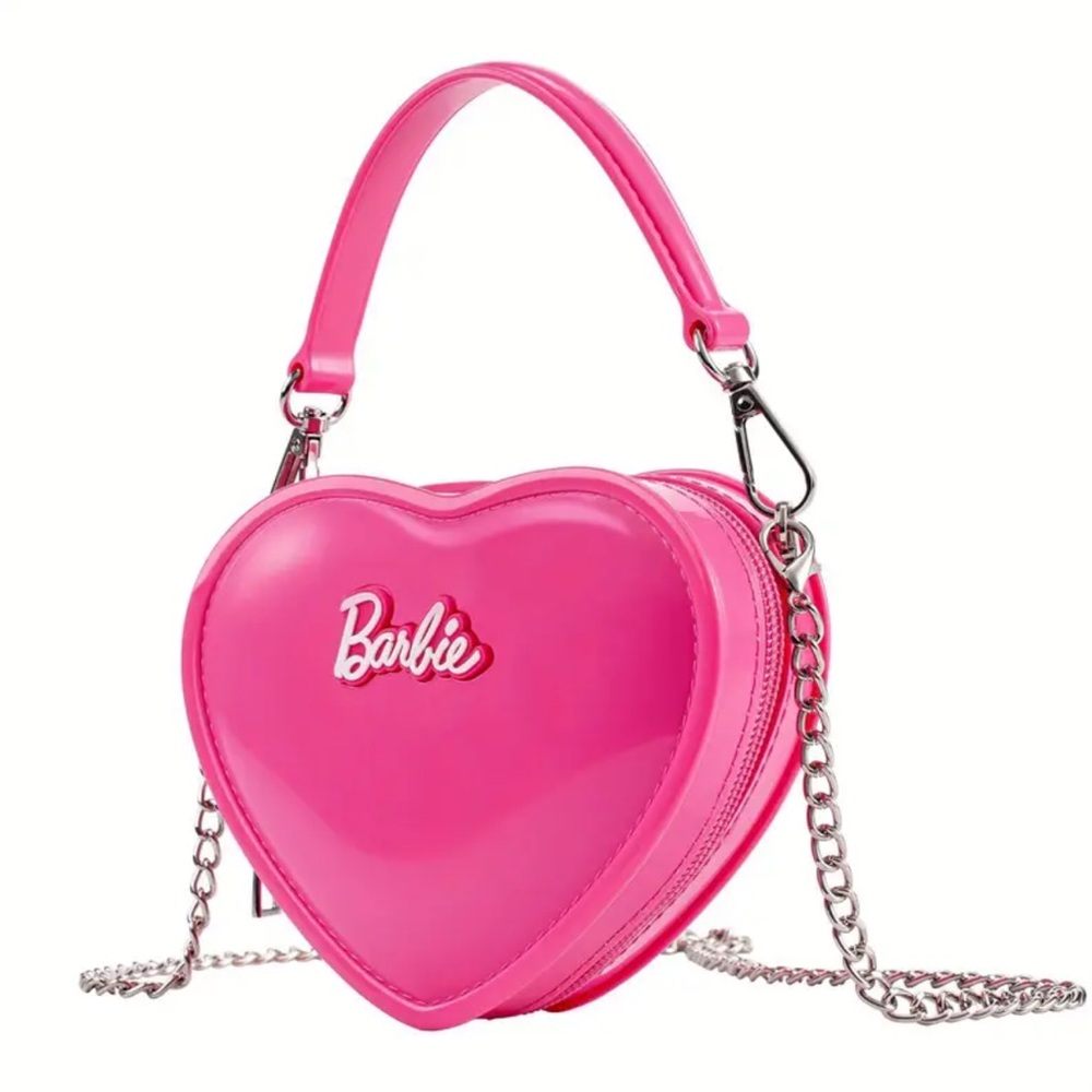 Barbie Mini Heart Crossbody Bag, Barbie Purse, Barbie Heart Purse, Barbie Bag